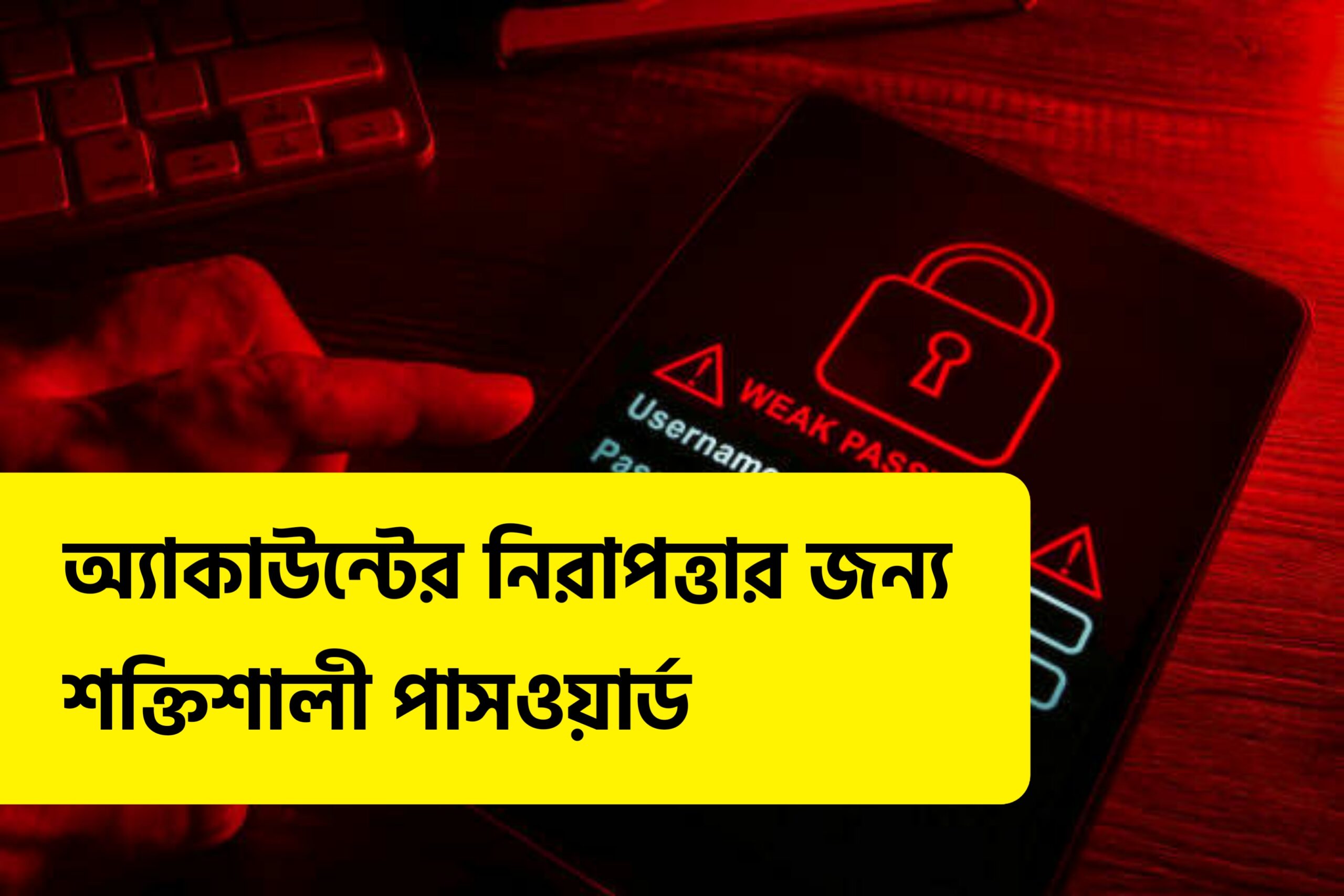 শক্তিশালী পাসওয়ার্ড কেন ব্যবহার করবেন?