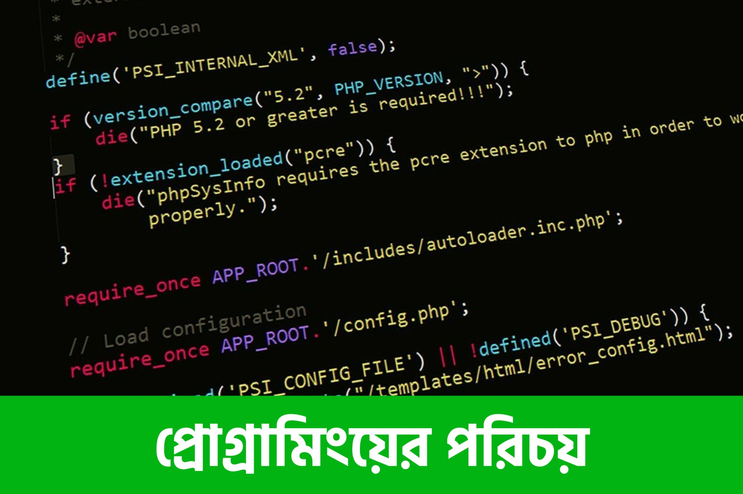 প্রোগ্রামিং কী, কেন দরকার? এর গুরুত্ব ও প্রয়োগ